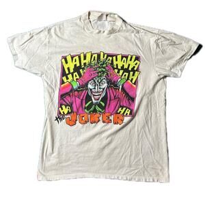 Single stitch white joker comic